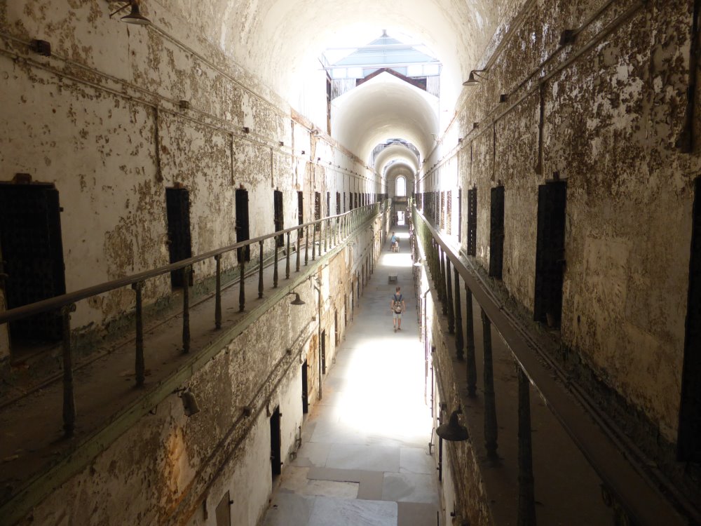 Eastern State Penitentiary in Philadelphia, Pennsylvania.