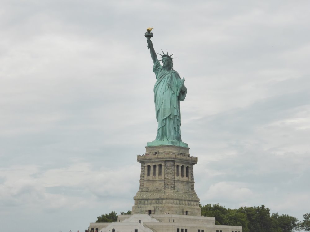 A view of the Statue of Liberty from a cruise boat in New York. Photo credit Lauren Ell