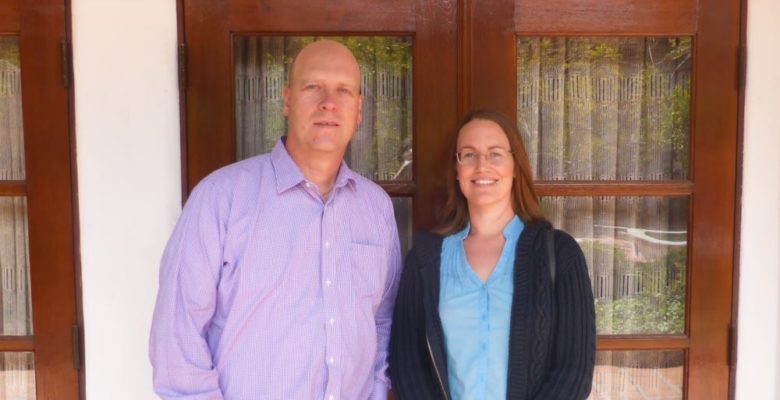 Lauren Ell of Nordic Republicans with Tony Krvaric of Republican Party of San Diego County