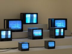 Multiple tvs turned on