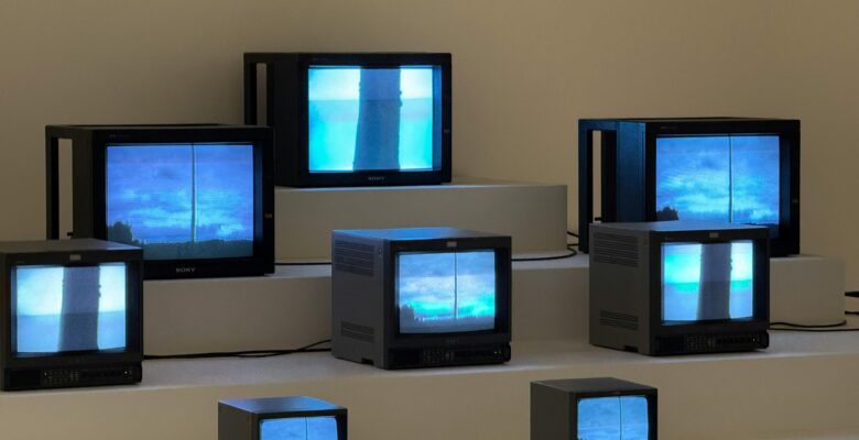 Multiple tvs turned on